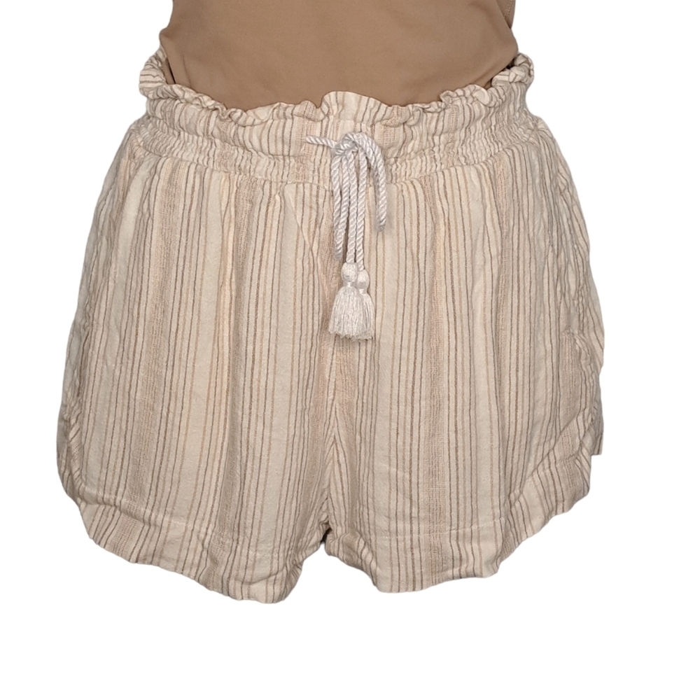 ABERCROMBIE & FITCH - EUC - Paperbag Waist - Cord Tie & Tassel - Lined - Small